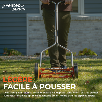 4-blade reel mower