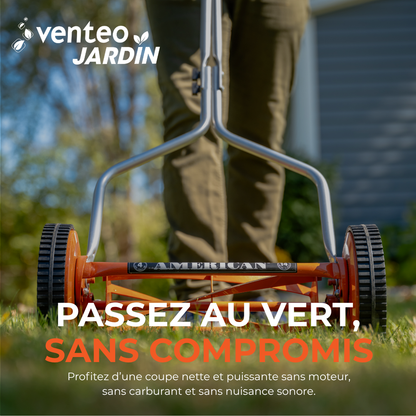 4-blade reel mower